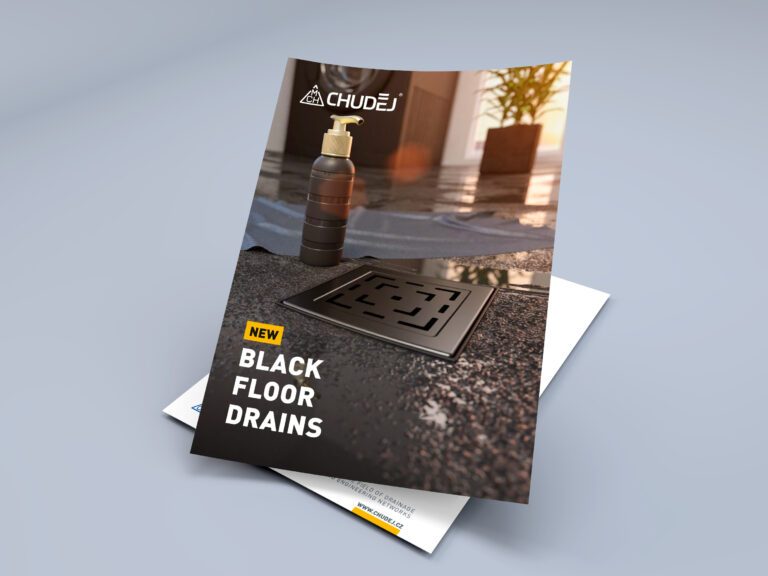 Leaflet black floor drains