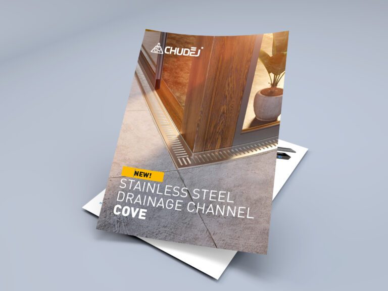 Leaflet stainless steel drainage channel COVE